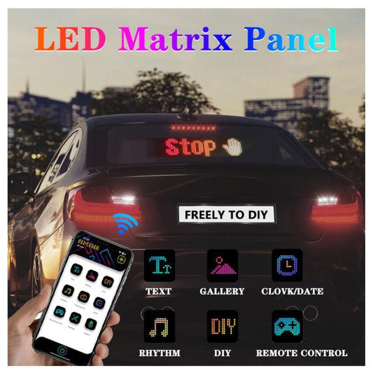Letrero LED Programable RGB Animación