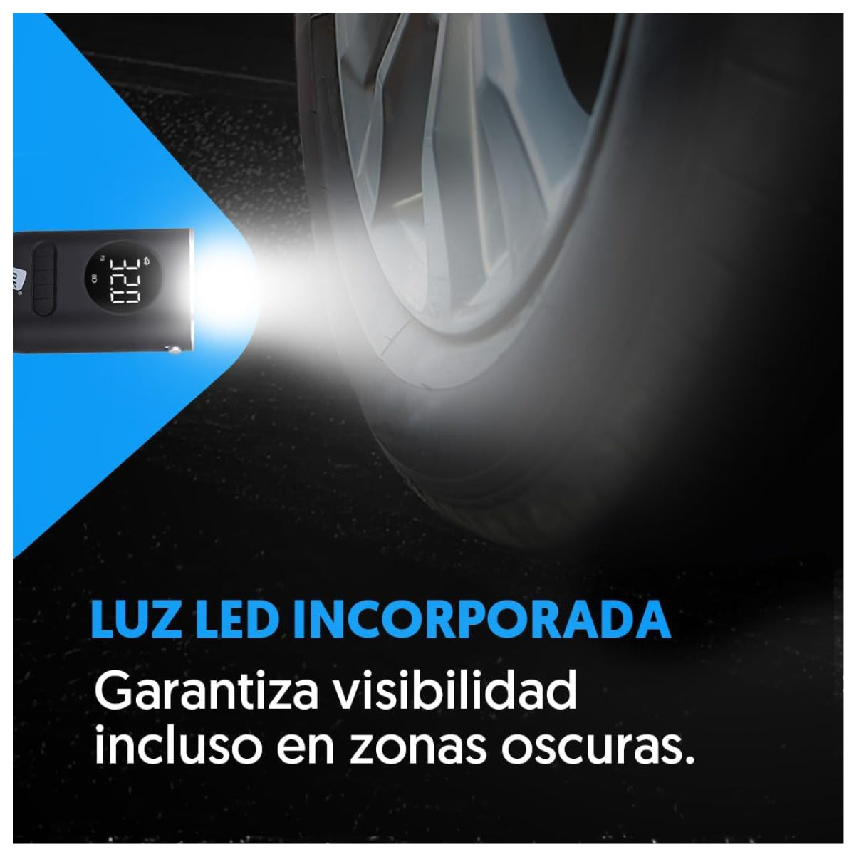 Compresor Inflador Llantas Recargable