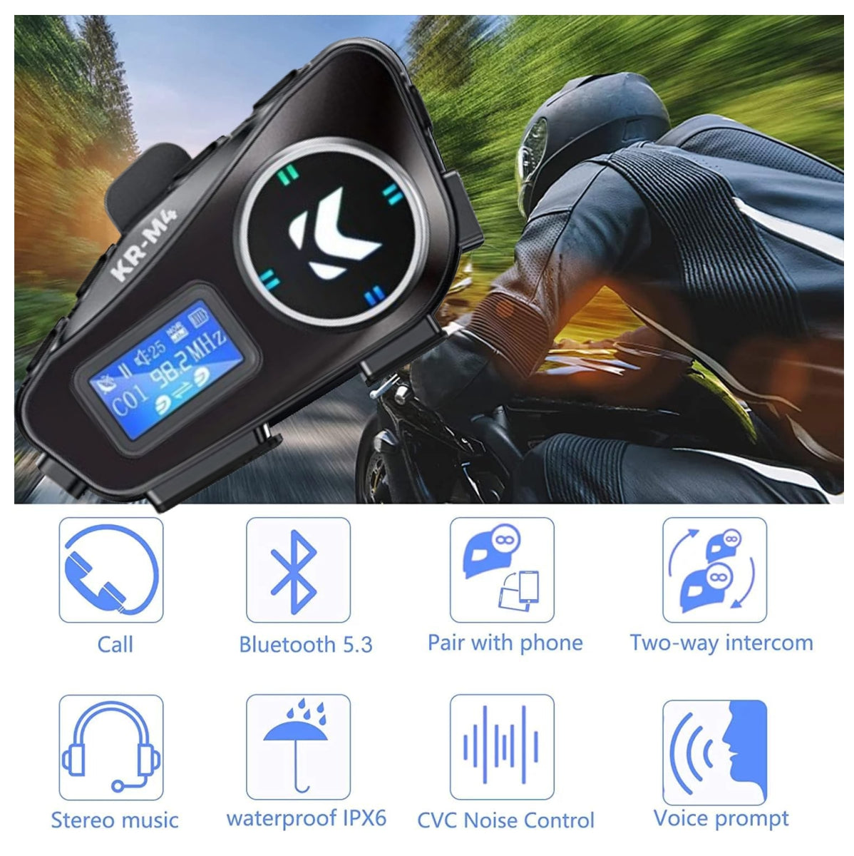 Intercomunicador M4 COMBO 2 UNIDADES