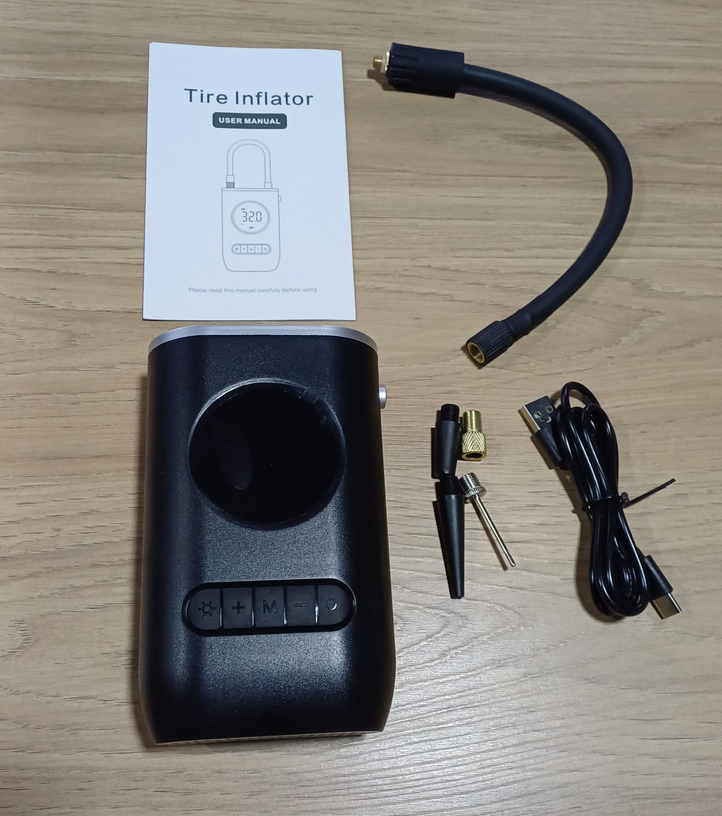 Compresor Inflador Llantas Recargable