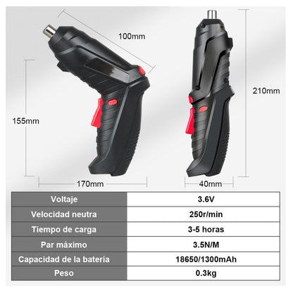 Destornillador Recargable 47Pzs Estuche