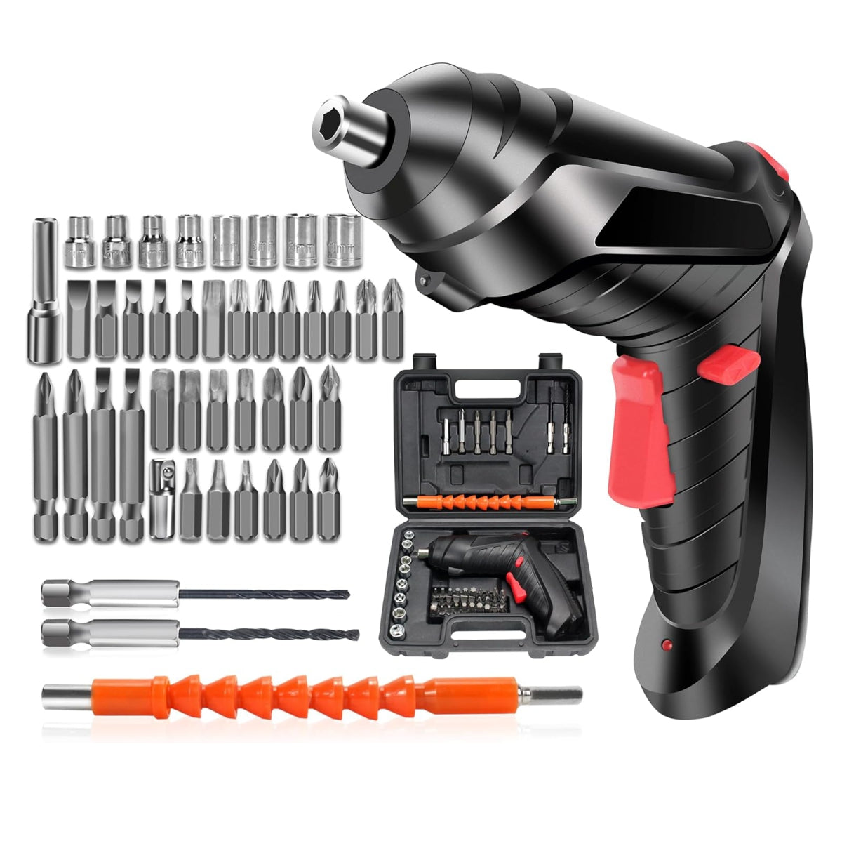 Destornillador Recargable 47Pzs Estuche