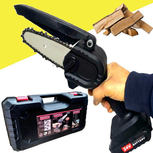 motosierra electrica peq recargable 24v