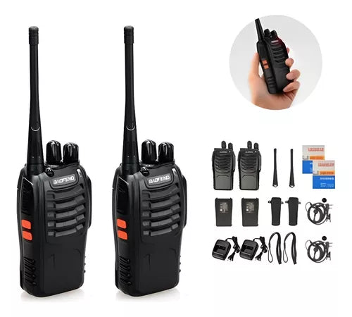 RADIO FRECUENCIA WALKIETALKIE 888S